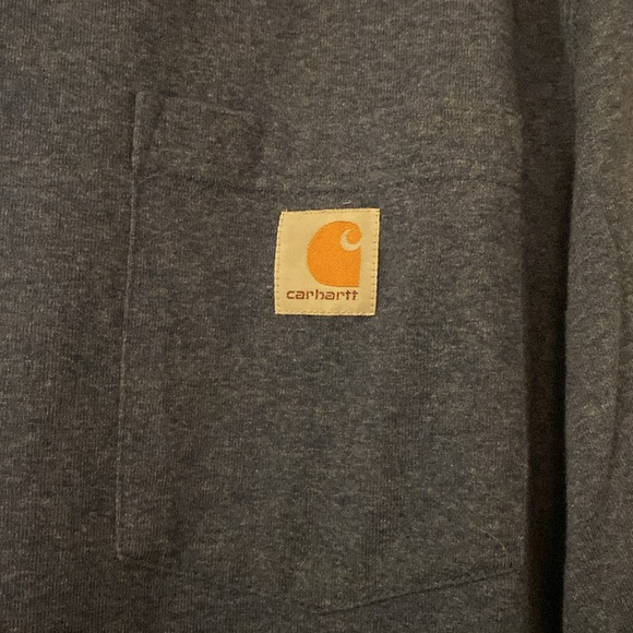 Men’s XL navy Carhartt shirt sleeve T-Shirt, like new, great quality. - Picture 2 of 4